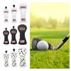 3Pcs Golf Cover 1 3 5 UT Hybrid Headcover Interchangeable Number Tag Golfer Equipment Accessories