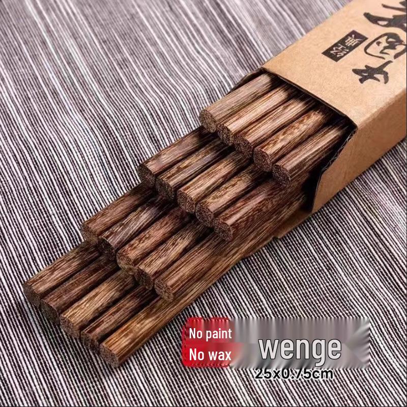 Non-slip Solid Red Sandalwood Chopsticks: Unpainted, Unwaxed, Deformable & High Temperature Resistant
