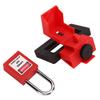 Breaker Lockout Device Strong Nylon Metal Impact Resistant Easy Operation Clamp On Breaker Lockout with Padlock