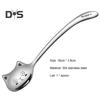 Stainless Steel Food Grade Rust Proof Non Stick Dessert Spoon Mirror Surface Smooth Stirring Spoon Kitchen Supplies