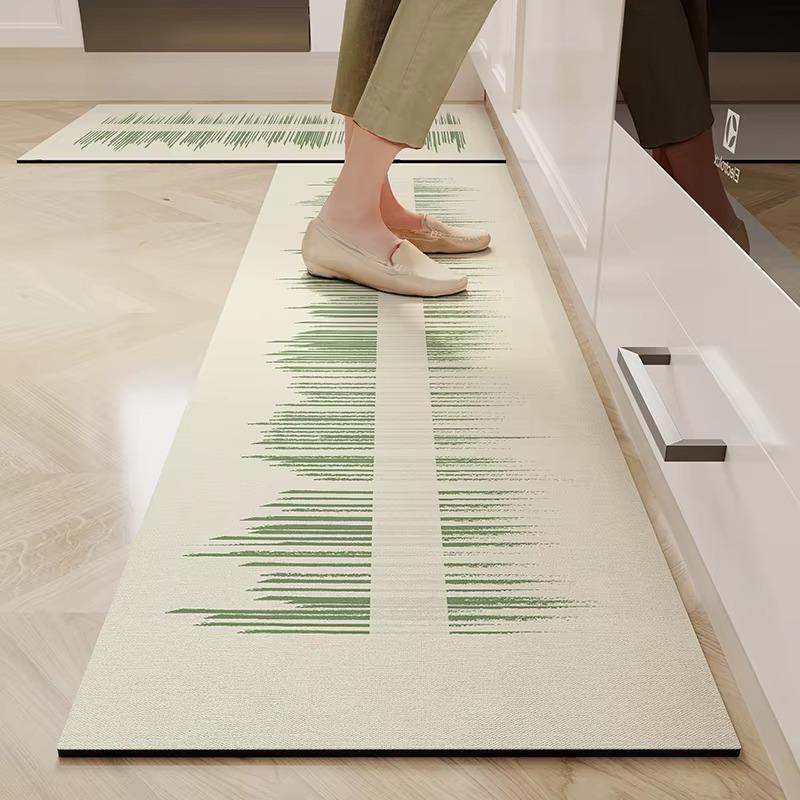 Kitchen Floor Carpet Water-absorbent Quick-drying Carpets Diatom Mud Soft Foot Mat Advanced Light Luxury Home Decoration Rug