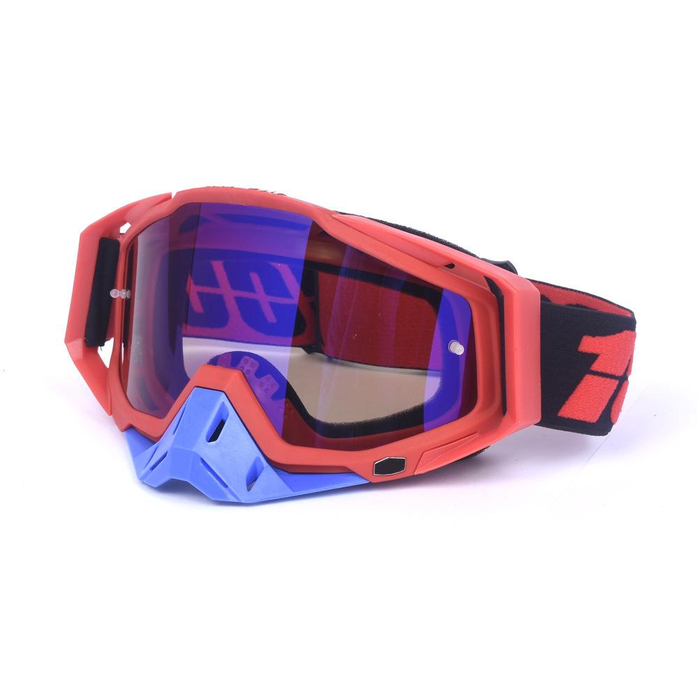 Manufacturer Custom Logo MX BMX Dirt Bike Goggles with Tear Off Film for Motorcycle Helmet and Outdoor Sports