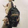 Backpack for Children Elementary School Students Girls Junior High School Boy College Students High School Letter Backpack Backpack