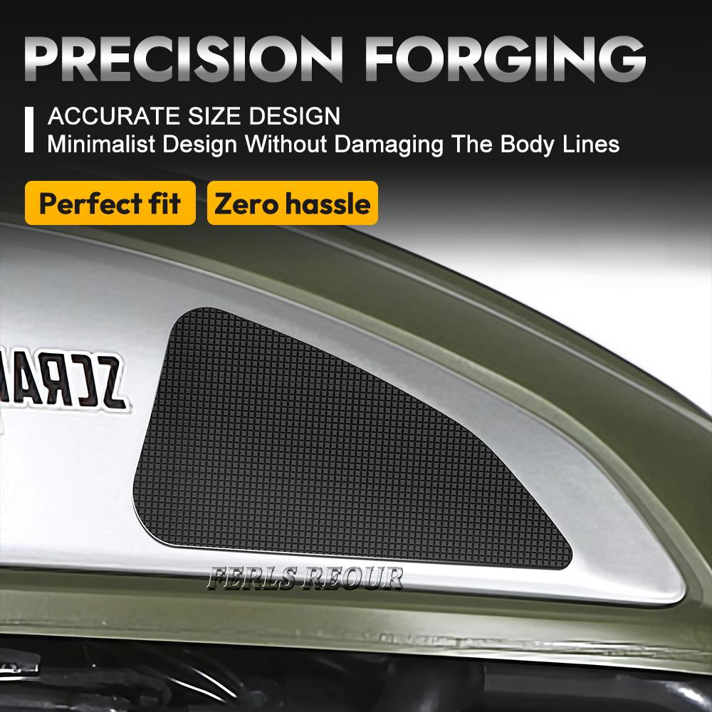 Motorcycle Anti-slip Tank Pads Fuel Gas Knee Grip Traction Pads Protection Sticker Side Decal For Ducati Scrambler 2015-2016