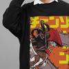 Mikina Chainsaw Man Mikina Makima Mikina Aki Power s grafikou Mikina Denji Unisex Pulovr