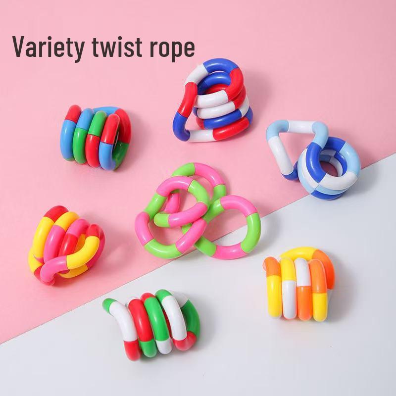 

Adjustable Twisty Rope Twist Ring: Fun Adult Decompression Toy