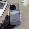 iQOO15 Magnetic Phone Case with Kevlar Texture and Plaid Stripe Design – Hidden Magnetic Feature for Men and Women