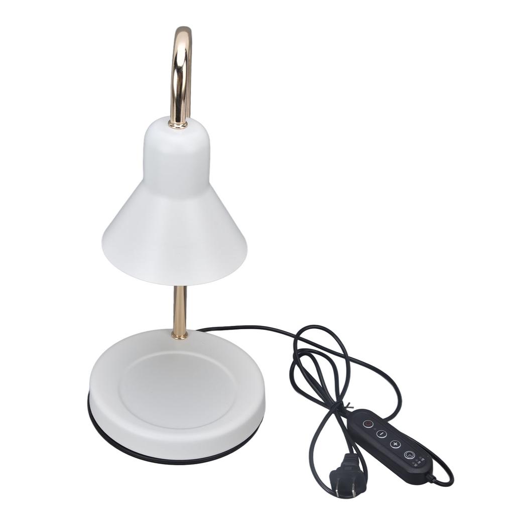 Chauffe-bougie 3 niveaux de luminosité réglable, ampoule GU10 en métal plaqué