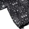 Bsrabbit Artistic Hooded Jacket Paisley Black