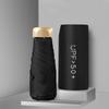 New Macaron Color Five-Fold Ultra-Light Sun Protection Compact Mini Umbrella with Buckle Handle
