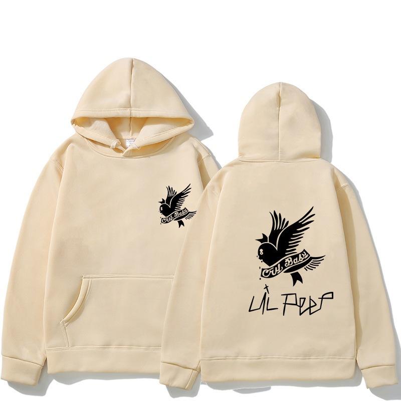 New singer Lil Peep street trend hooded men's and women's pullovers