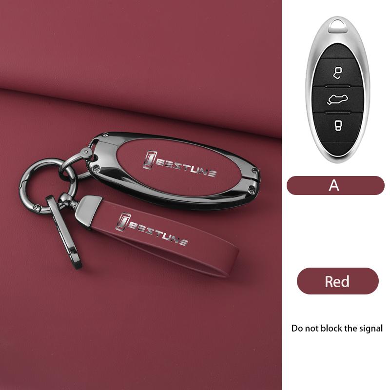 Interior Mouldings Car Smart Remote Key Fob Case Protector Holder Shell For 2021 FAW Bestune T77 T77pro New B70 T55 T33 T99 Keyc