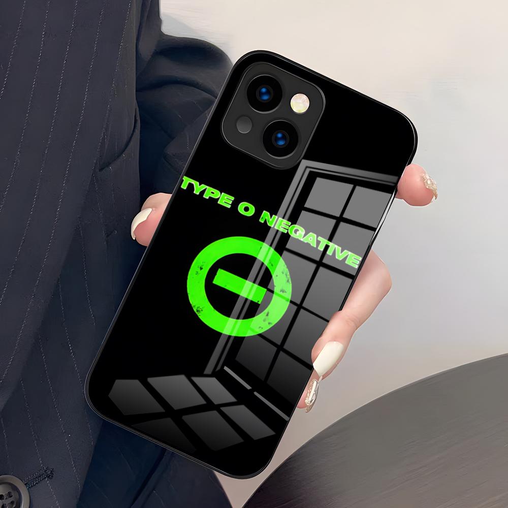 Rock Band Type O Negative Phone Case For IPhone 17 Pro Max 15 Pro 16 14 Plus 12 13 Mini 11 Pro Shockproof Glass Cover