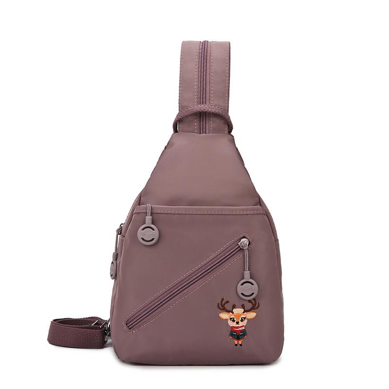 Single-shoulder Crossbody Bag, Waist Bag, Casual and Versatile Sports Small Backpack, Chest Bag, Women's Bag