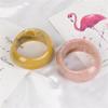 1PCS Vintage Fun Exaggerated Irregular Acrylic Classic Texture Resin Bangles Women Geometric Charm Bracelets Popular Jewelry