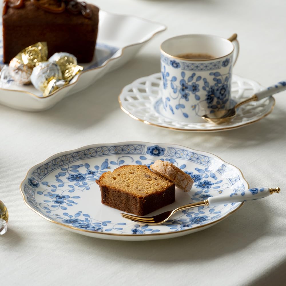 NARUMI Milano 19cm Bone China Cake Plate 9682-1410