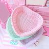 Love Heart Shape Basket Desktop Sweet Color Basket Photo Props For Home Storage Decoration Basket Nordic Storage Fruit Basket