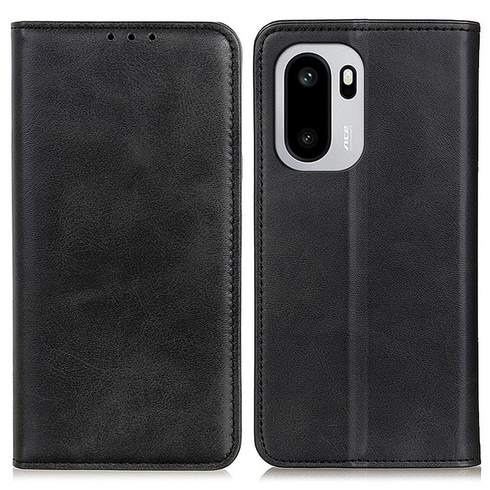 For OnePlus 15R 5G/Ace 6T 5G/Ace 6 5G Case Cowhide Texture Split Leather Flip Wallet Phone Cover