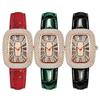 Small Green Watch Ladies Watch Niche Pigeon Egg Kuaishou Rhinestone Gypsy