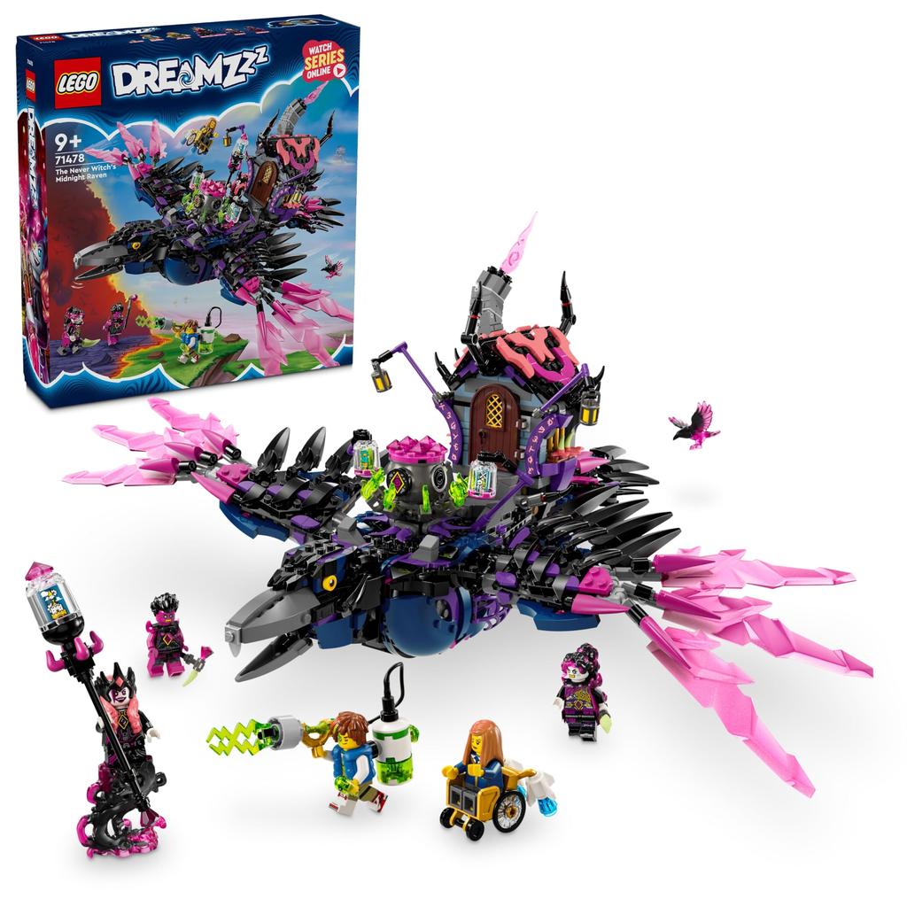 LEGO Dreams Never Midnight Raven Toy Toy Present Birthday Block Christmas Boys Girls Children 9 Years Old 10 Years Old 11 Years Old Elementary School