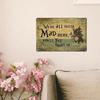 1pc Vintage Mad Hatter Movie Quote Aluminum Sign Wall Art For Home Decor