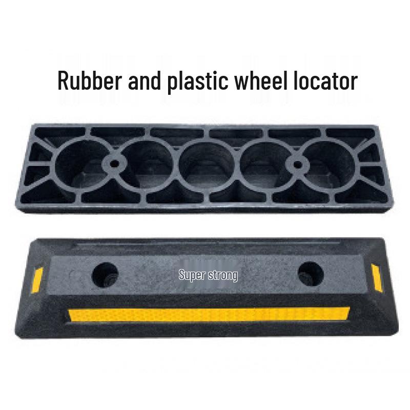 Rubber and Plastic Wheel Chock for Garage
