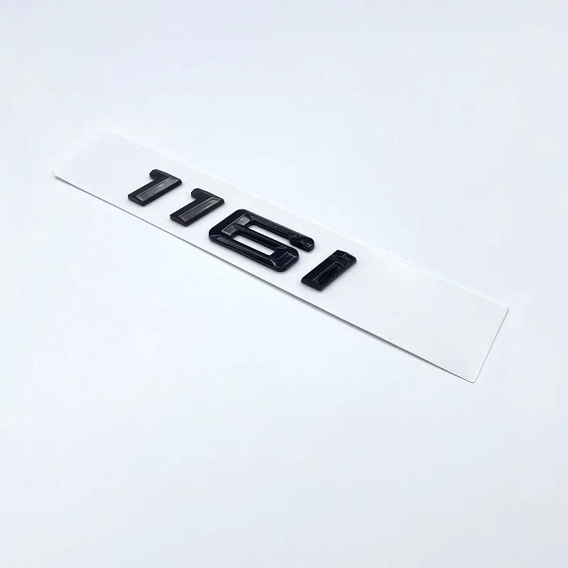 116i 118i 120i 125i 130i 135i Car Rear Boot Emblems Number Letter Badge for BMW 1 Series E81 E82 E87 E88 F20 F21 Glossy Black