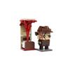 Building Block Compatible With 46943 Elm Street Freddy, Square Head Figurine, Assembly Model, Creative Ornament