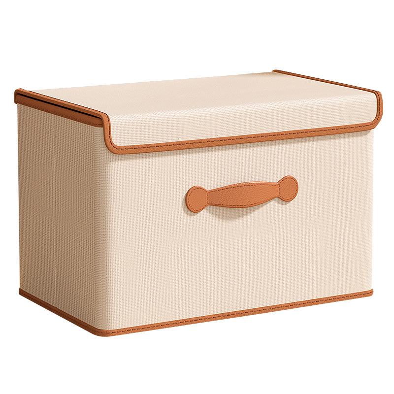Large Foldable Storage Box with Lid for Clothing and Pants