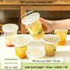 Disposable PET Cold Drink Cups with Lids