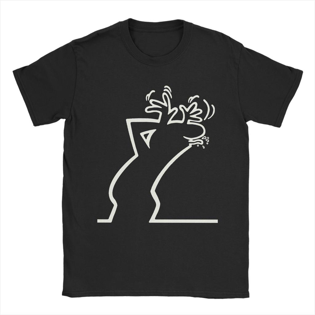 Men Women La Linea Falling Leaves T Shirts  Cotton Clothing Novelty Short Sleeve O Neck Tees Plus Size T-Shirts