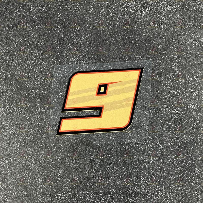 

1pc Gold Nmnber 0-9 Motorcycle Stickers Waterproof for Motorcycle Fairing Helmet Car Window Scooters Universal Vinyl Decals S-High 5cm