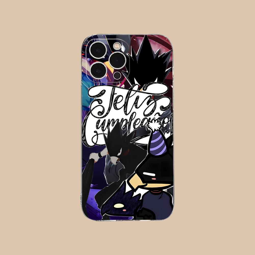 MHA Tokoyami Mobile Phone Case for iPhone 17 16 15 14 13 12 11 X XR XS Air Pro Max Plus Mini Clear Colorful Cover Cover Pretty