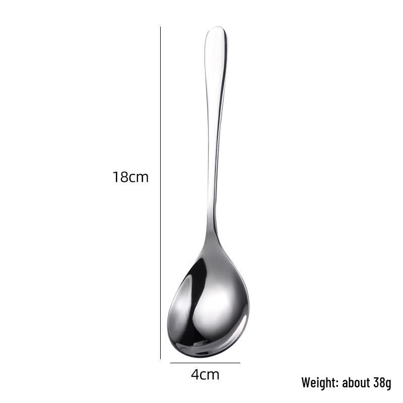 Wutuo Набор из 10 столовых ложек с длинной ручкой, корейский стиль, нержавеющая сталь 304