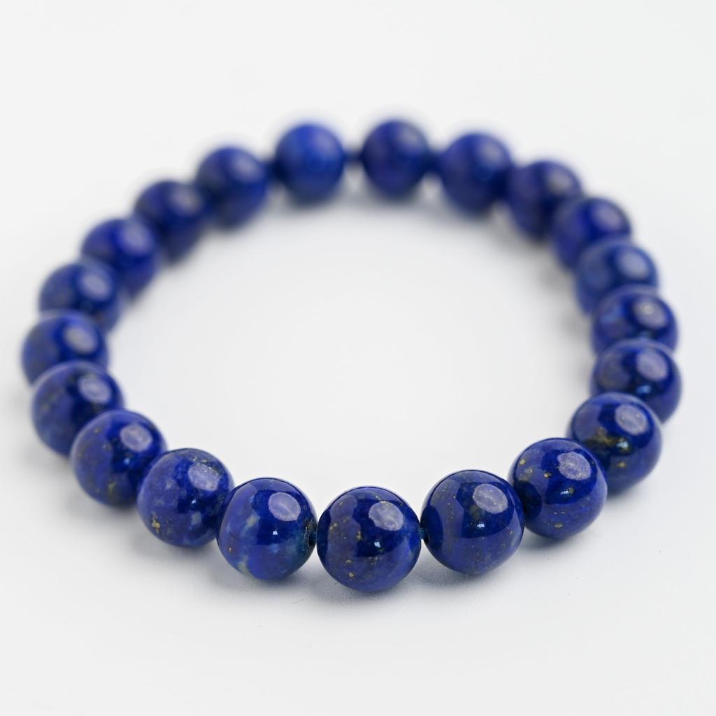 Eigado Lapis Lazuli 21 9mm 16cm Inner Natural Power Good Luck Charm Bracelet, Beads, Approx. Diameter, Stone, Stone,
