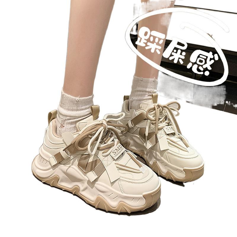 Dad shoes new spring and summer thick sole heightening small size casual sports shoes