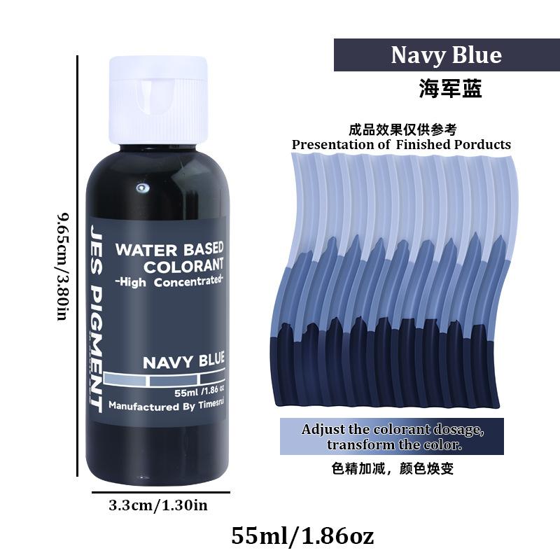 55ml Hochkonzentrierter Wasserbasierter Farbstoff Gips Harz Färbefarben OEM Farbpaste Harzpigment Formen