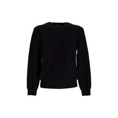 FW21 Crew Neck Pullover Knit Sweater Men Sweater Black 6K1MXD-1MVRZ-0920