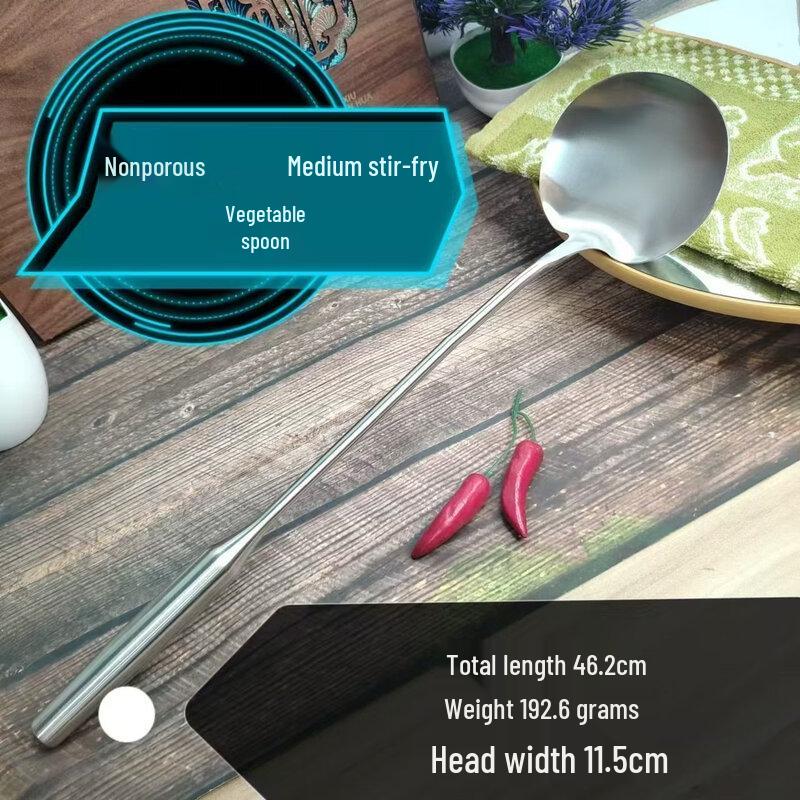 

Wutuo Stainless Steel Long Handle Wok Spatula