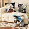 Anime G-Genso S-Suikoden Cushion Cover Soft Plush Double-Sided Printed Sofa Pillow Cushion Cover | Cozy All-Season Decor Gift