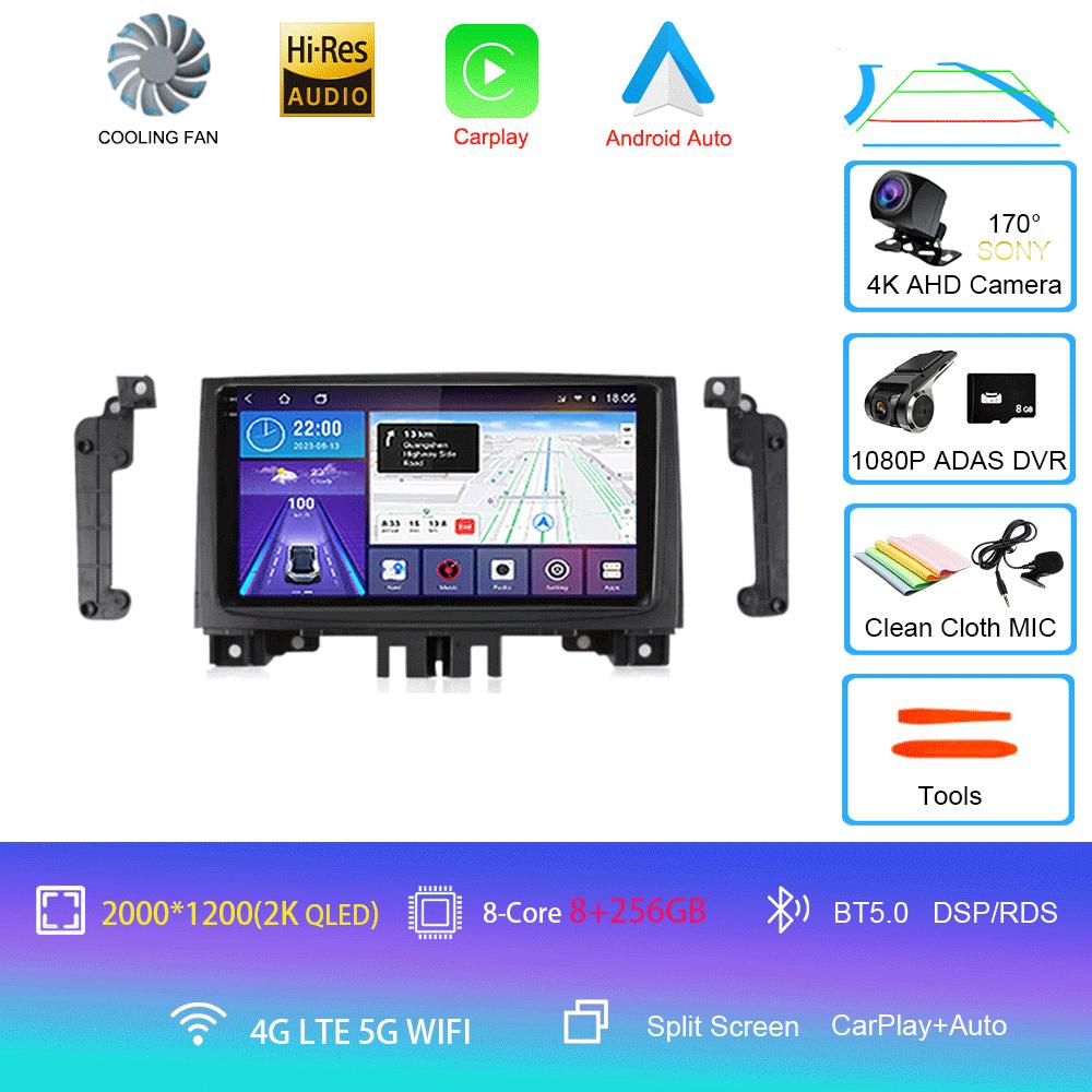For Mercedes Benz Sprinter For VW Crafter Van 2006 - 2016 Car Radio Multimedia CarPlay WIFI GPS Navigation Player Android 14