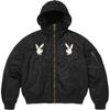 Supreme x Playboy Hooded MA-1 Black