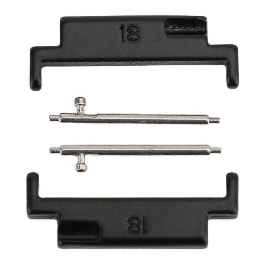 1 Paar Metall Uhrenarmband Adapter Uhrenarmband Verbindungsadapter Edelstahl Verbindungsadapter Ersatz für 18