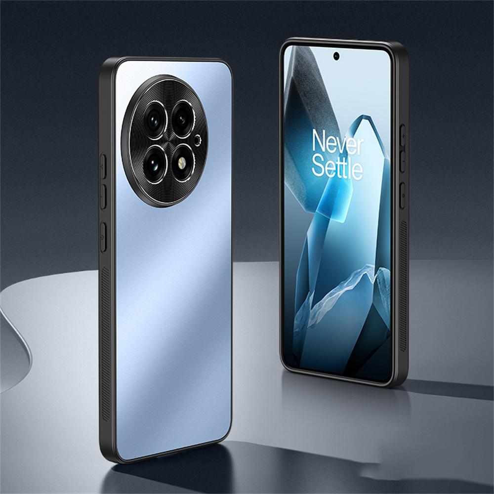 

For OnePlus 13 Case CD Veins PC+TPU Anti-Slip Phone Back Cover Blue