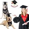 Pet Graduation Puppy Fringe Doctor Hat Student Graduation Bachelor Hat Yellow Fringe