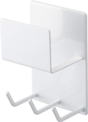 Yamazaki Jitsugyo magnetisk rengjøringsverktøyholder for baderom Hvit Ca. B8 x D6 x H12cm MIST Baderomsoppbevaring Rengjøringssvamp 4978
