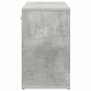 Shoe Cabinet with Shelf Concrete Grey 103 x 30 x 51 cm Engineered Wood