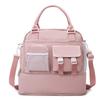 Expandable going out multi-pocket portable women's travel bag dry and wet separation fitness yoga bag can be set with tie rod belt shoe compartment