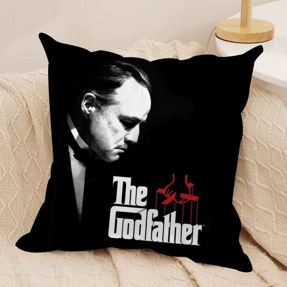 

Film The GGodfather Cushion Cover Soft Plush Fabric DoubleSided Printed Sofa Cushion Cover for All Seasons Home Decor Gift 30x30cm 12x12in