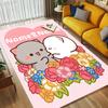 Custom Name Angel Cats Living Room Non-Slip Area Rug Soft Carpet for Bedroom Kids Playroom Sofa Office Home Decor Doormat
